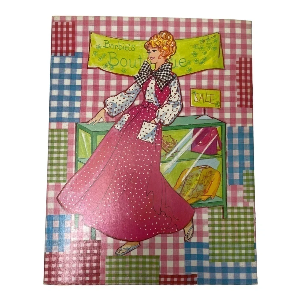 NWT Vintage 1973 Mattel Barbie’s Boutique Paper Doll Book